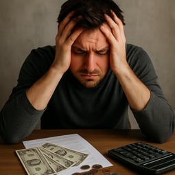 stressing over money