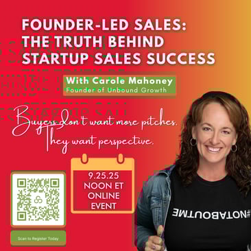 Sept 25 2025 Founder-Led Sales  The Truth Behind Startup Sales Success  