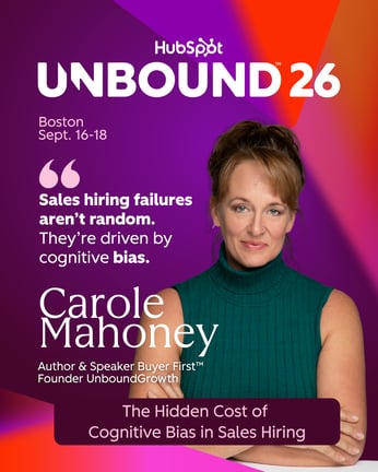 UNBOUND26 The Hidden Cost of  Cognitive Bias in Sales Hiring