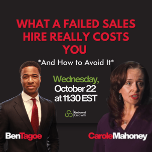 What a Failed Sales Hire Really Costs You (and how to avoid it)