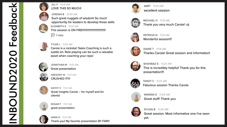 INBOUND2020 Feedback