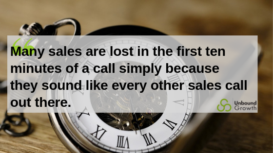 Sales calls lost