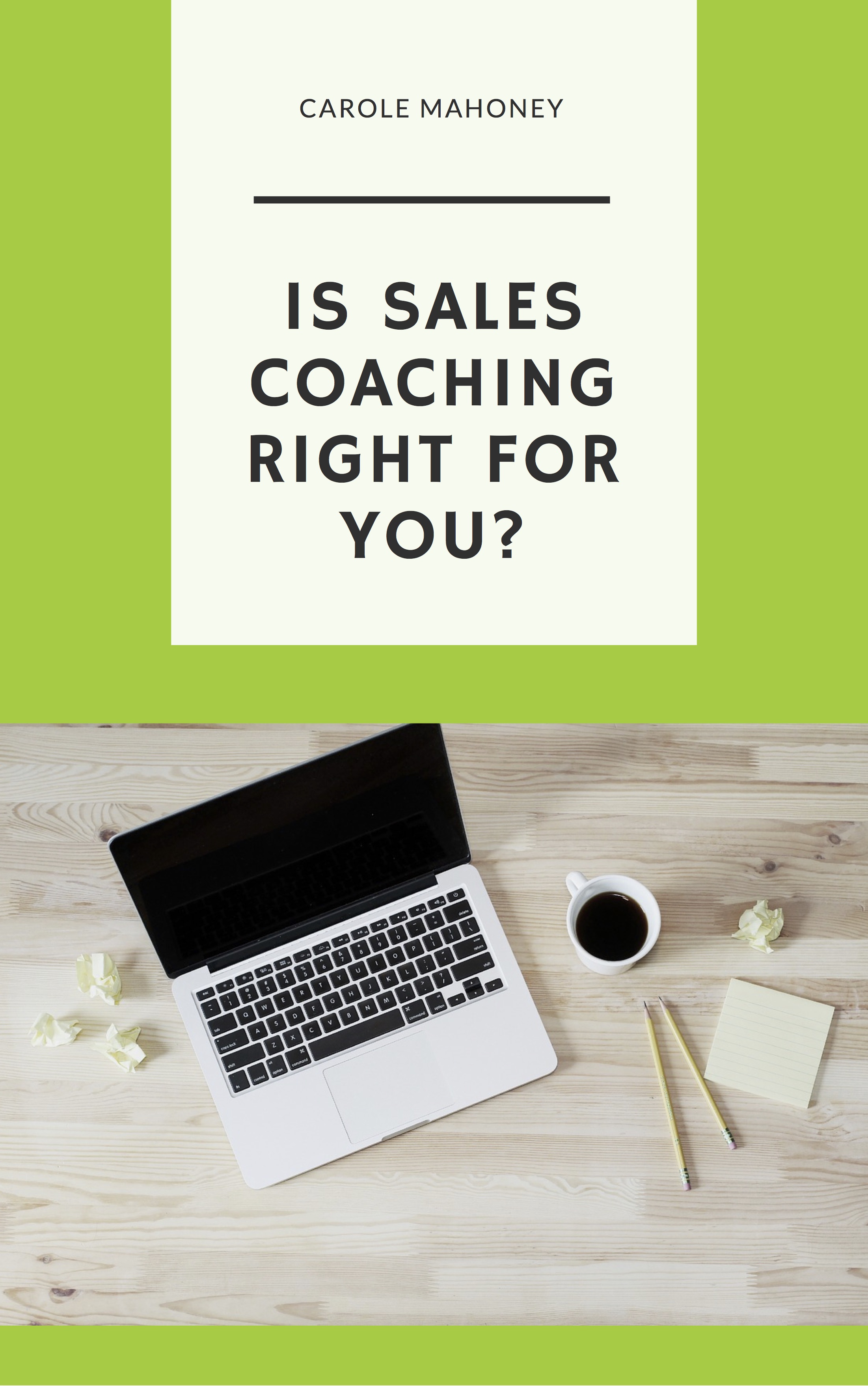 Sales Coaching ebook cover