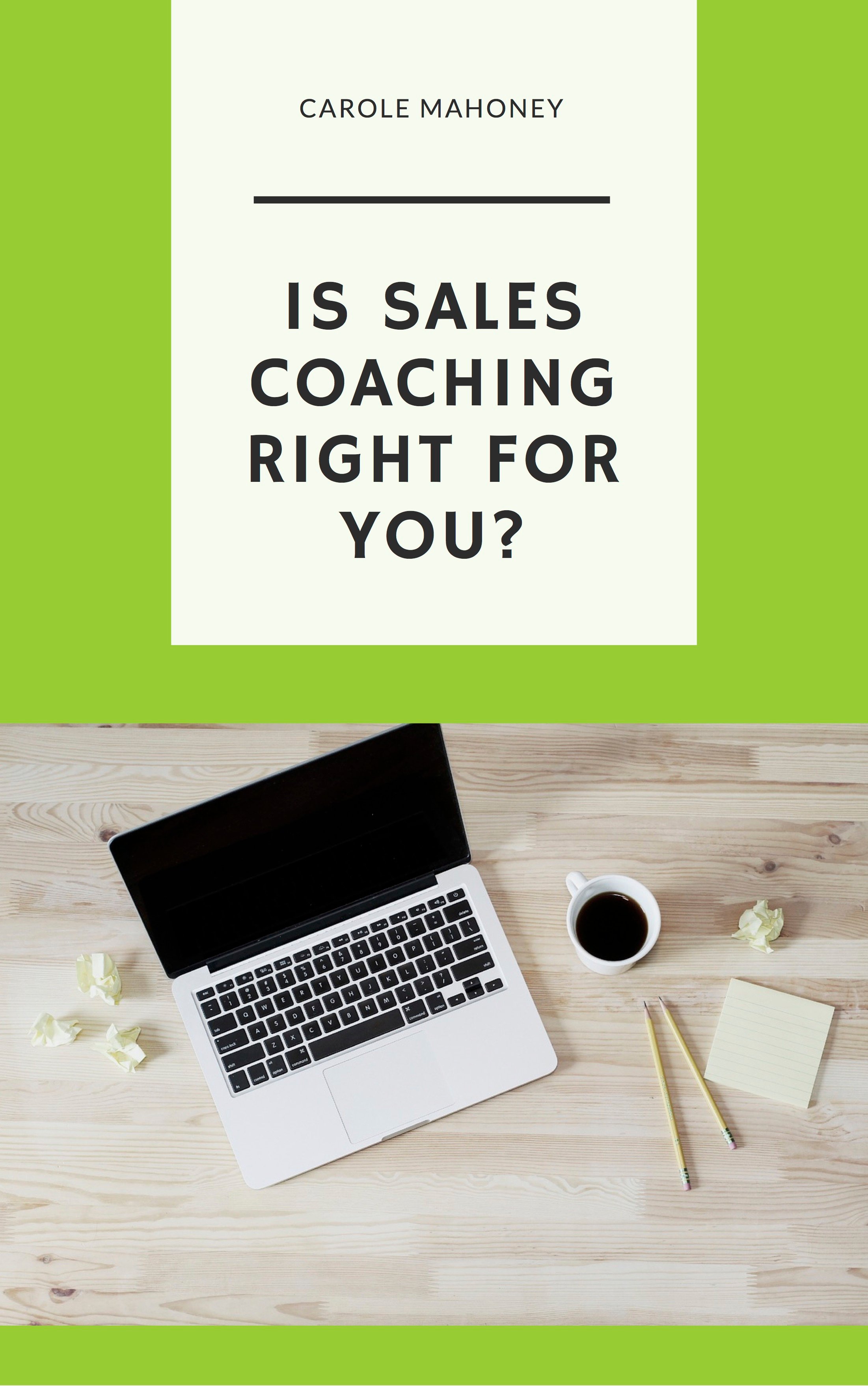 Sales Coaching ebook cover